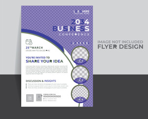 Corporate Flyer Design Template, Vector Flyer Design.