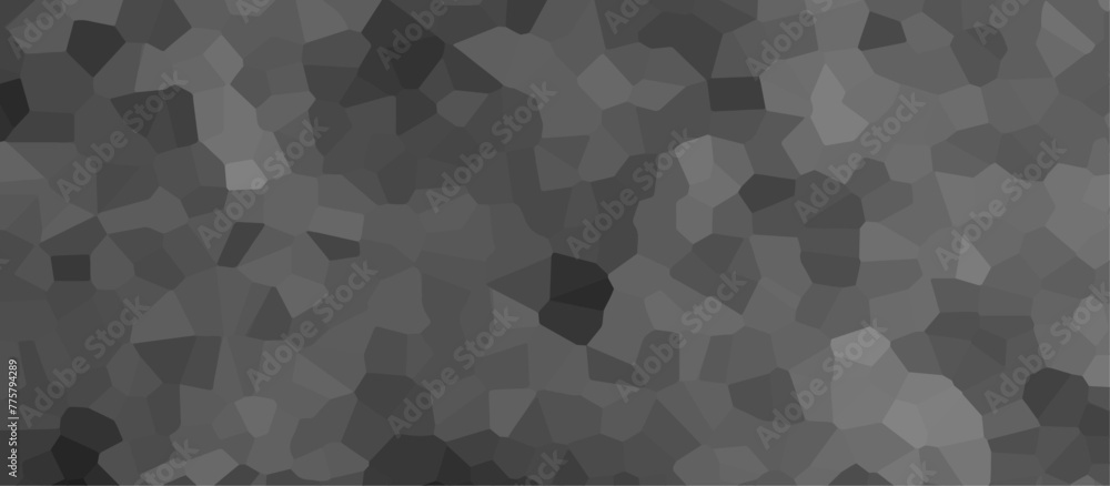 Poster abstract white and black broken stained glass background design with line. geometric polygonal backg