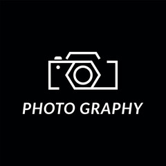 camera photography logo icon vector illustration