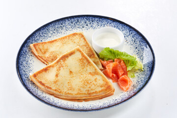 traditional crepes with sour cream - 775795060