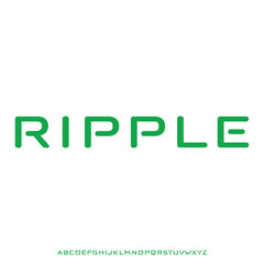 retro font alphabet typeface vector