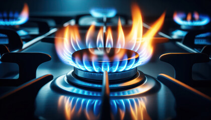 gas supply in the household - obrazy, fototapety, plakaty