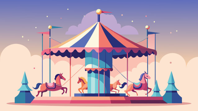circus tent vector illustration