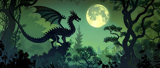 Pixelated Dragon ancient mythology