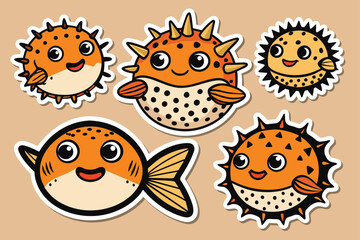 collection-of-minimalistic-puffer-fish-sea-sticke.eps