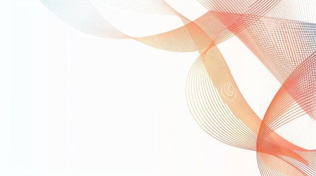 elegant frame boarder with mathematical lined theme on a white background