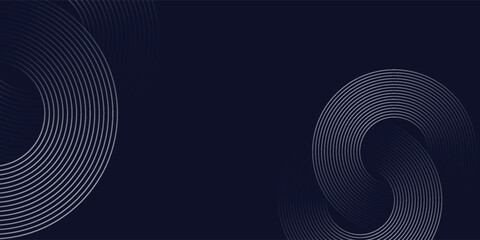 Naklejka premium Spiral sound wave rhythm line dynamic abstract vector background modern.