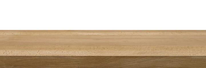 a wooden table on a transparent background
