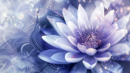 Obraz premium Serenity in Bloom: Ethereal Lotus
