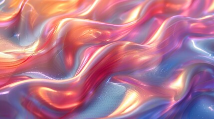 Holographic silk background , abstract iridescent gradient background. - obrazy, fototapety, plakaty