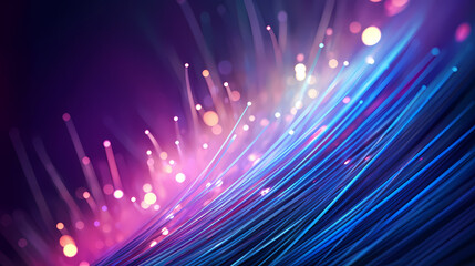 Optical fiber abstract background
