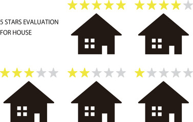 住宅に対する星の評価
