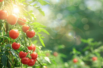 tomatoes on a branch