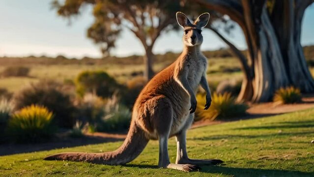 Cute kangaroo in Australia