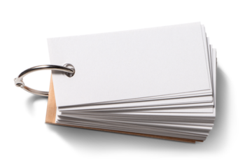 リングで束ねた単語帳