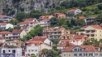 Dobrota town in municipality of Kotor, Bay of Kotor, Montenegro