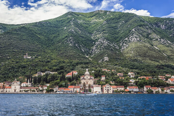 Prcanj town in municipality of Kotor, Bay of Kotor, Montenegro