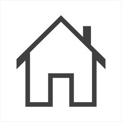 house icon on white isolate