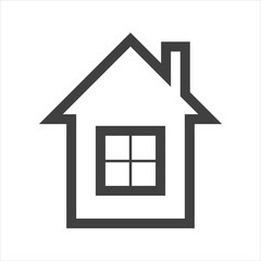house icon on white isolate