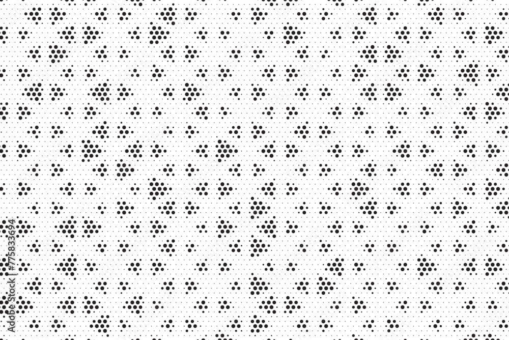 Leinwandbilder Triangular Halftone Texture Retrowave Vector Geometric Technology Abstract Background. Half Tone Triangles Retro Colored Pattern. Minimal 80s Style Dynamic Tech Structure Wallpaper
