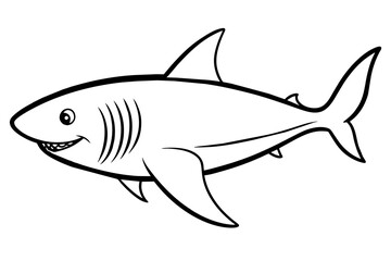 shark illustration & a-shark-vector-illustration