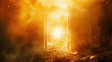 Epic Showdown: Devil versus Christ in Ancient Setting