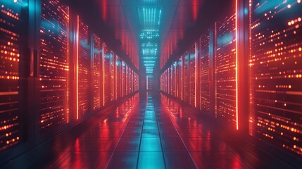 Light traces path through modern data center