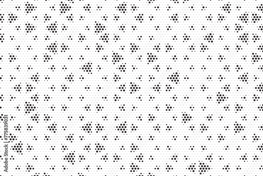 Leinwandbilder Triangular Halftone Texture Retrowave Vector Geometric Technology Abstract Background. Half Tone Triangles Retro Colored Pattern. Minimal 80s Style Dynamic Tech Structure Wallpaper