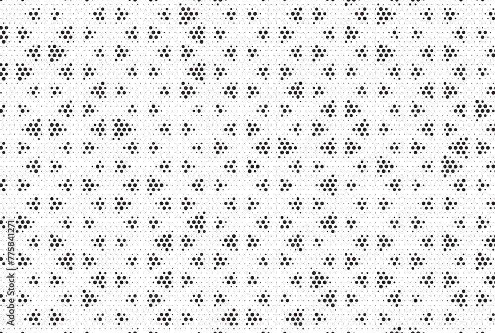 Leinwandbilder Triangular Halftone Texture Retrowave Vector Geometric Technology Abstract Background. Half Tone Triangles Retro Colored Pattern. Minimal 80s Style Dynamic Tech Structure Wallpaper
