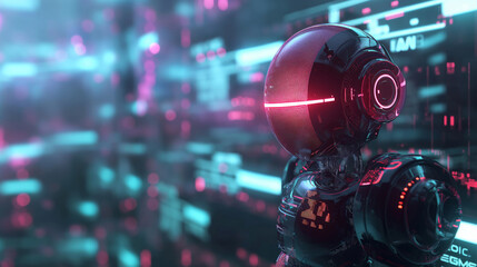 Humanoid Robots Monitoring High-Security Server Rooms for Data Center Protection