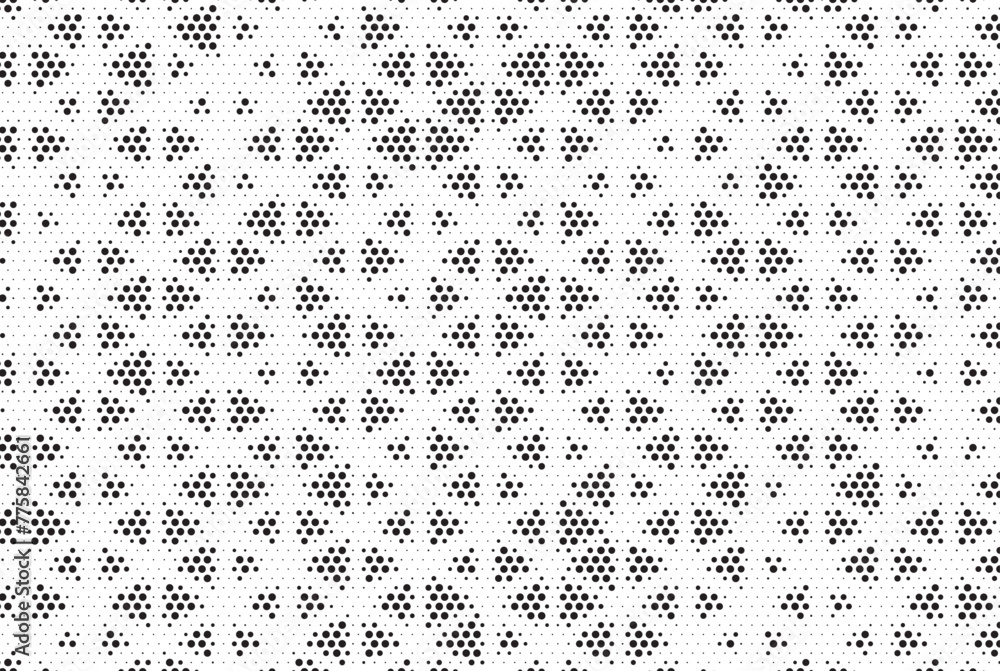 Leinwandbilder Triangular Halftone Texture Retrowave Vector Geometric Technology Abstract Background. Half Tone Triangles Retro Colored Pattern. Minimal 80s Style Dynamic Tech Structure Wallpaper