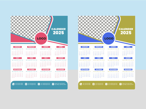 Creative Callender Design Template 2025