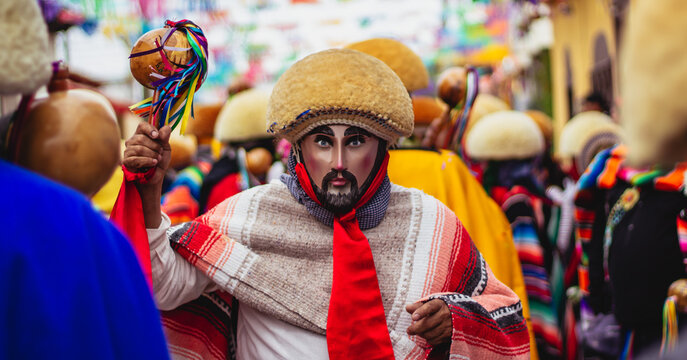 Parachicos en la Fiesta Grande de Chiapa de Corzo