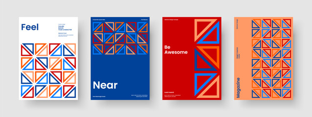 Modern Banner Template. Geometric Report Design. Isolated Background Layout. Book Cover. Business Presentation. Poster. Brochure. Flyer. Handbill. Advertising. Newsletter. Magazine. Notebook