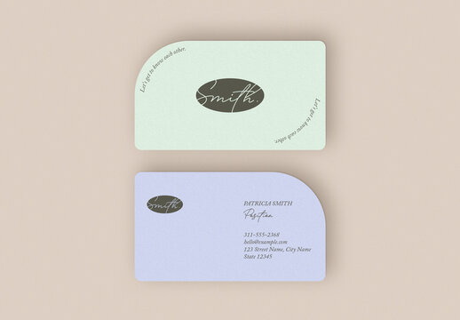 Minimal Modern Business Card Layout