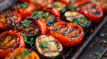 grilled vegetables for barbeque