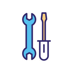 Technical Tools vector icon