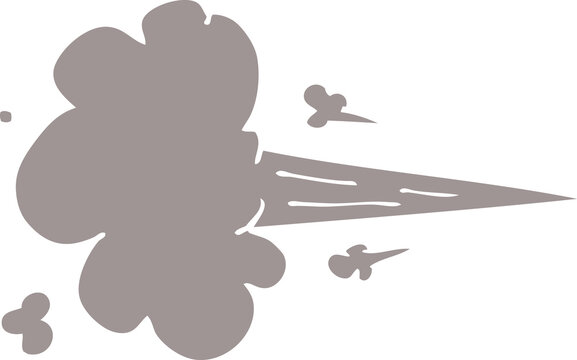 cartoon doodle whooshing cloud