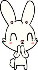 cute cartoon rabbit