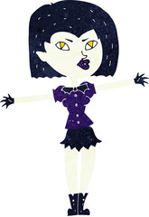 cartoon vampire girl