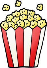 cartoon doodle cinema popcorn