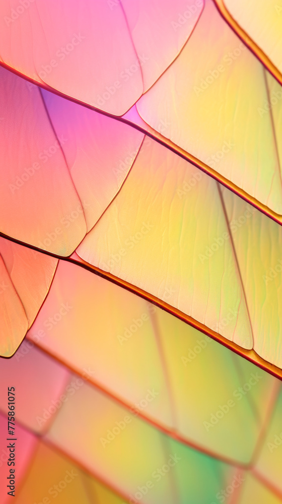Poster a colorful and intricate pattern of lines and shapes