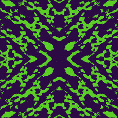 Old wallpaper on the wall.