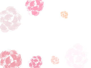 Falling cherry blooming flower parts vector..