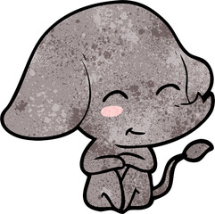 cute cartoon elephant