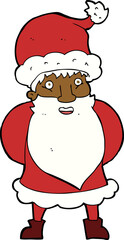 cartoon santa claus