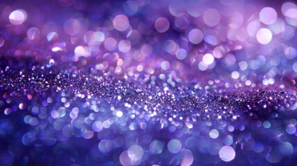 abstract purple sparkles on blue background