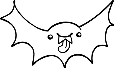 cartoon vampire bat