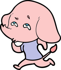 cartoon elephant remembering