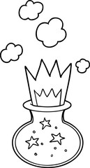 cartoon magic potion